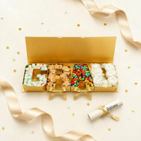 Graduation Gift Box Four Compartments GRAD Letter Box Modern Design for Students