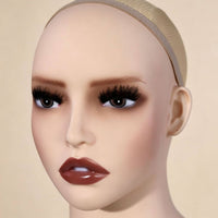 Mannequin Head with Shoulders Realistic Face Accessory Display Bust Molded Ears