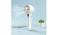 Portable Digital Display Mini Fan Adjustable Speed Settings Handheld Personal Fan 3-in-1 Versatility for Students, Commuters, Dorm, Outdoor
