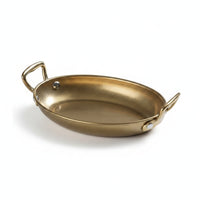 Serving Piece Shallow Mirror Polished Oval Serving Tray