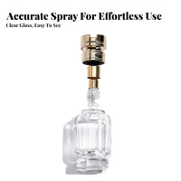 Empty Glass Spray Bottle Portable Refillable Glass Perfume Bottle for Travel