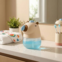 Capybara Soap Dispenser Soft Silicone Bathroom Accessory Cute Design