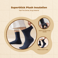 Moisture-wicking thermal socks