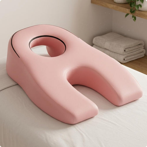 Prone Face Pillow Breathable Opening Face Cradle Pillow Washable for Spa Users