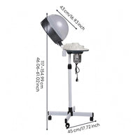 Vertical Hair Steamer Machine Height-Adjustable Vertical Hair Steamer Wheeled for Salon