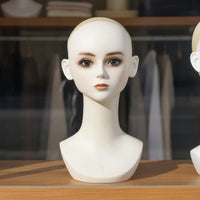 Hairpiece Display Head Long-Lasting Hairpiece Stand Head for Cosplayers
