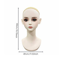 Hairpiece Display Head Factory Direct PVC Mannequin Head Bulk Order for Photo