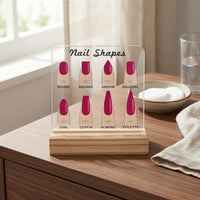 Acrylic Nail Display Board Easy to Carry Nail Art Display Board Long-Lasting