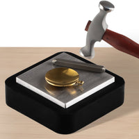 Jewelry Stamping Block Anti-Vibration Steel Bench Block Shock Absorbing
