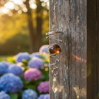 Spiral Crystal Wind Reflective Crystal Wind Decorative for Patio