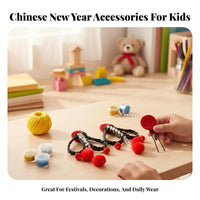 DIY Chinese Fan Applique Creative Design Hair Accessory Craft Material for Artisan S, Parents, Crafting, School Activities, Home