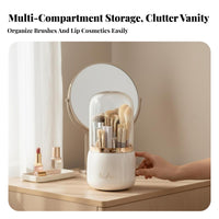 Rotating Brush Cylinder debrisresistant Lid Rotating Brush Holder Large Capacity