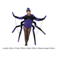 Arachnid Suit Costume Performance Eight-Legged Costume Hidden Closure Fastener