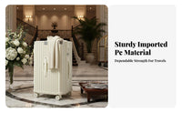 Hard Shell Suitcase Flexible Dividers Trolley Case Wet/Dry Separation