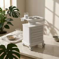 Beauty Trolley Wheeled Cabinet with Drawers 3-Drawer for Salons, Treatment Rooms