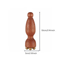 Lotus Pod Massage Tool Natural Wood Rosewood Facial Massager Multifunctional