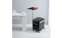 Salon Trolley Stool Easy to Clean Hairdresser Trolley Stool Versatile Beauty Cart Seat for Stylists, Hairdressers