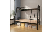 Space-Saving Bunk Bed Frame Metal Bunk Bed Sturdy Furniture Heavy-Duty for Children, Students, Shared Bedroom, Dorm Room