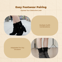 Ankle Socks, Warm Tube, Unisex, Breathable, Black, cream