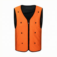 Cooling Vest Breathable Mesh Sleeveless Zip Vest Fitted for Outdoor Wear