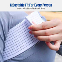 Breast Stabilizer Band Sports Bra Substitute Antimovement Exercise Band Shockproof Adjustable Fit for Women, Athletes, Gym