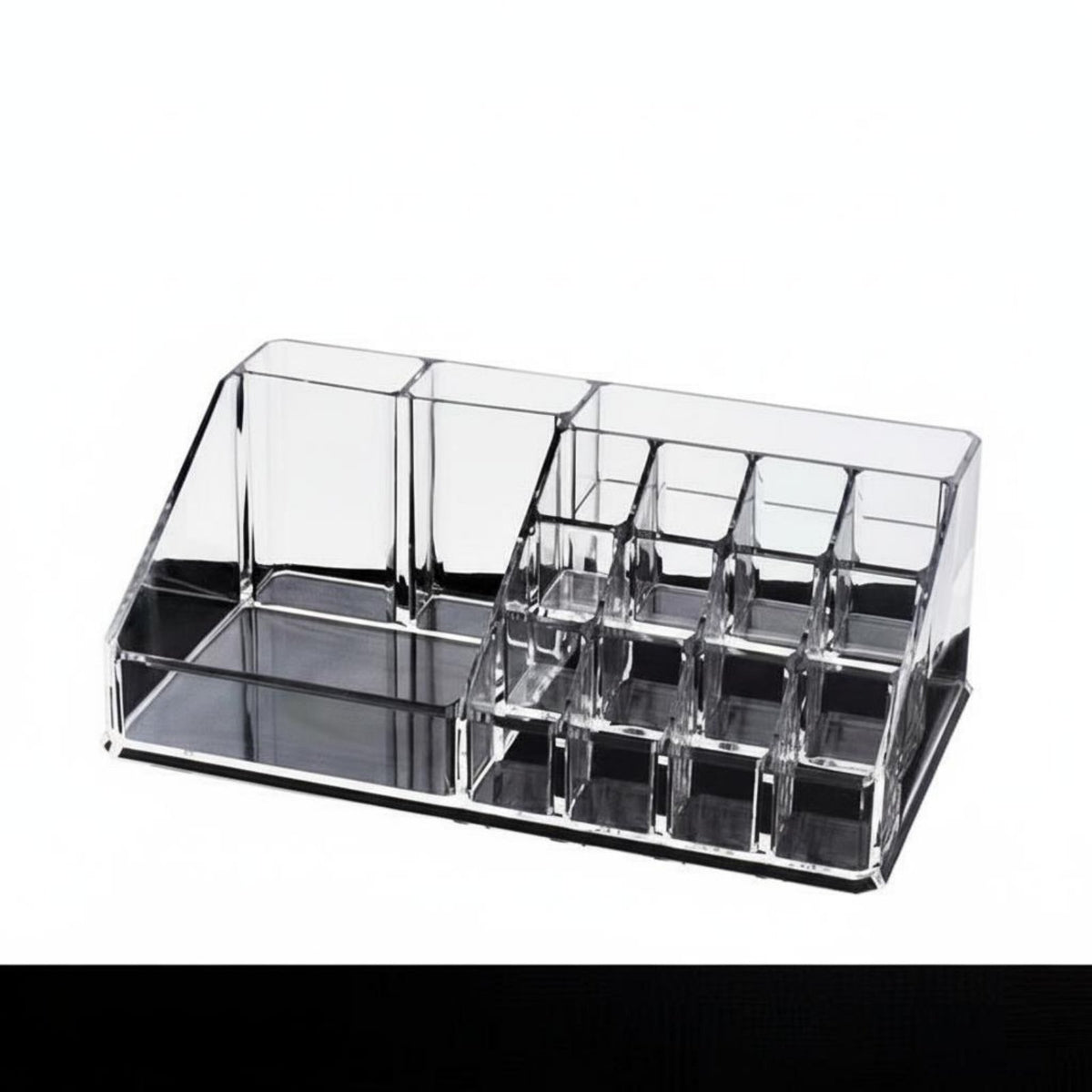 Acrylic Makeup Organizer Dustproof Transparent Vanity Organizer for Bathroom
