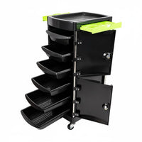 Hairstylist Rolling Trolley Multiple Drawers Multi-Drawer Salon Cabinet