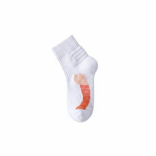 Non-Slip Towel Bottom Crew Socks Sweat-Wicking Cushioned Tennis Socks Breathable for Badminton Players, Women, Competitions, Workout, Hiking