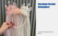 Tulle Birthday Headband, Princess Party Decoration, Photo Prop, Sweet Design
