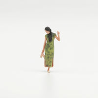Qipao Figure Standing Model Traditional for Hobbyists