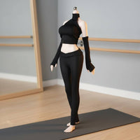 Stretch Doll Outfit Close-Fitting Stretchy Ribbed Doll Clothes Textured