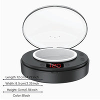Electric Depilatory Heater Compact Portable Depilatory Heater Flip-up Lid