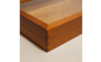 Clear Lid Wooden Box Long-Lasting Construction Wood Jewelry Storage Box Multipurpose Handmade for Hobbyists
