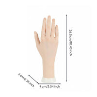Mannequin Hand Display Holder Adjustable Bracket Nail Practice Hand Easy to Gentle Beauty Tool for Display