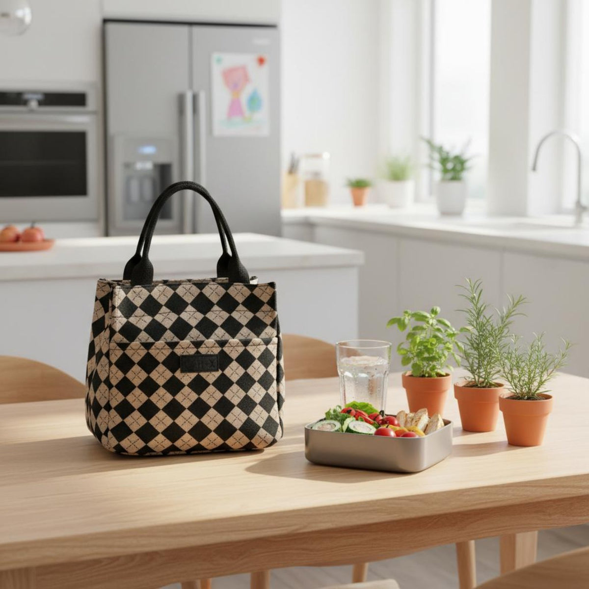 fastenered Meal container Bag Waterproof Lunch Tote long-@finaling for during transportdoor meal, during transportdoor meals, Adults