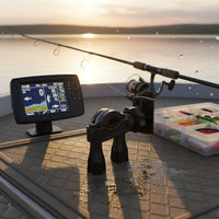 360 Degree Rotating Underwater Scanner Mount Easy Installation Fishing Rod