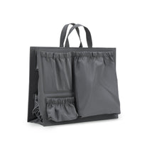 Tote Bag Insert Organizer Wipeable Material Tote Bag Organizer Water-Resistant Handbag Storage Divider for Moms, Travel