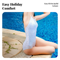 Athletic One-Piece Swimsuit, Breathable, Modest, Outdoor
