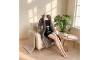 Doll Coat with Skirt Miniature Fashion Doll Clothes Soft for Dress-up Play