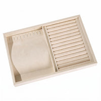 Shallow Jewelry Display Tray Flat Home Storage Easy to Organize