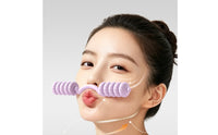 Handheld Face Exerciser Ribbed Ends Jawline Training Tool Ergonomic Shape