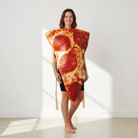 Pizza Slice Costume Triangular Shape Food Outfit Cotton Material for Theatre