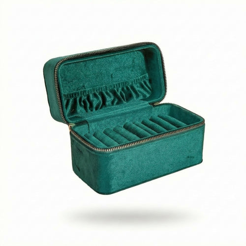 Bracelet Storage Box with Zipper Zippered Bangle Case Secure for Collectors