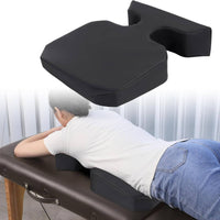 Breast Relief Plush-Soft Material Cross-Shaped Prone Pillow Long-Lasting PU