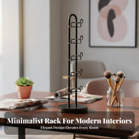 Detachable 5 Tier Glasses Display Stand Space-Saving 5 Tier Sunglasses Stand Stable Base for Retailers, Dresser, Entryway