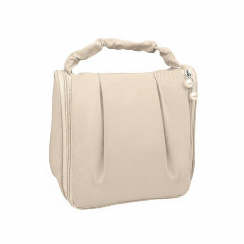 Fluffy Makeup Bag Portable Travel Makeup Case Lightweight for Bathroom, Women