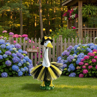 Bee-Themed Goose Outfit Black and Yellow Bee Themed Goose Outfit Washable