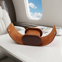 Single Watch Travel Case Soft Suede Lining Leather Watch Roll Individual Accessory Storage Flat Bottom Design for Travelers