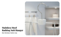 Rust-Proof Swimsuit Hanger Professional Quality Swimsuit Display Hanger 360° Rotating Hook for Boutique Owners, Retail Shop, Shop Window