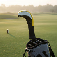 3 Pieces Wood Club Head Cover Long Neck Golf Club Head Cover Textured